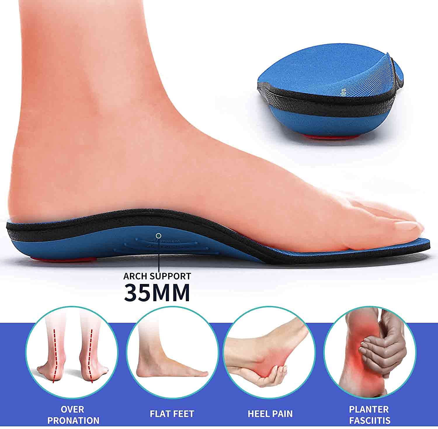 Best Insoles for Plantar Fasciitis that will help with your Flat Foot